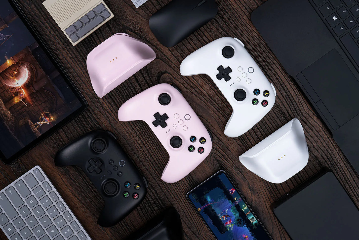 8Bitdo Ultimate Wireless 2.4G Gaming Controller with Charging Dock, Joystick Gamepad for PC, Windows 10, 11, Steam, Android