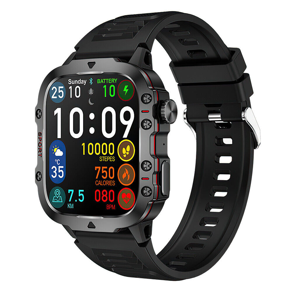 Smart Watch Blood Pressure Heart Rate Sport Fitness Tracker Make Calls Answer