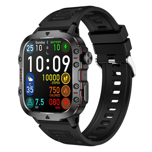 Smart Watch Blood Pressure Heart Rate Sport Fitness Tracker Make Calls Answer