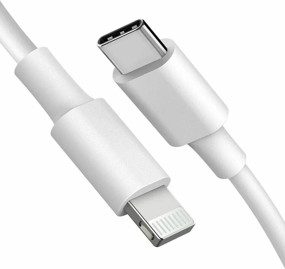 For Iphone 14 13 12 11 Pro XR XS Fast Charging 20W USB-C PD Plug Charger Cable